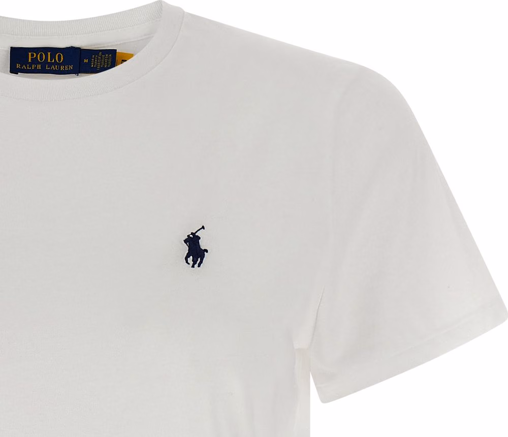 Polo Ralph Lauren White Cotton T-Shirt