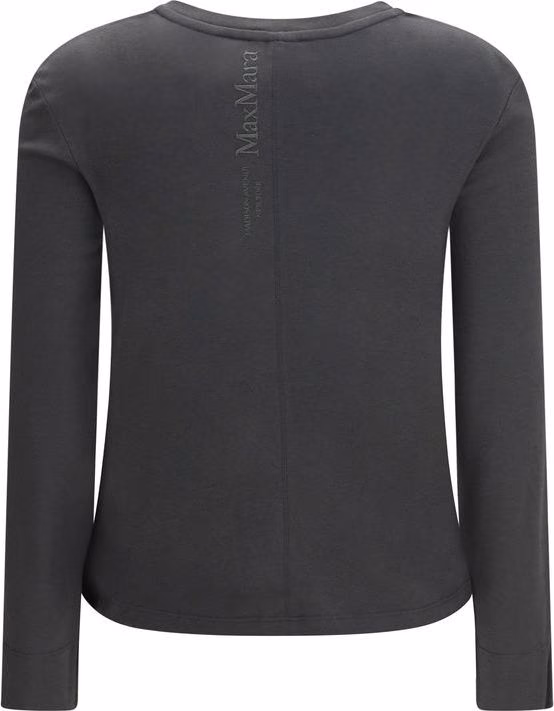 'S Max Mara Gray Cotton Long Sleeve T-Shirt