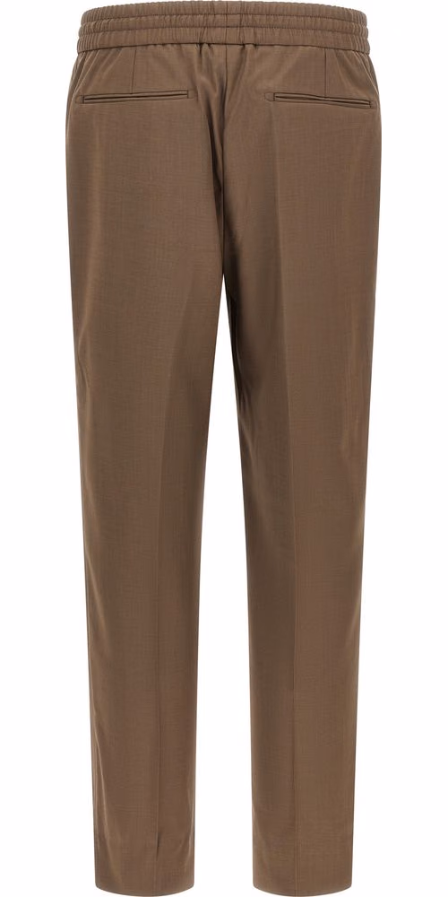 Brioni Brown Wool Casual Pants