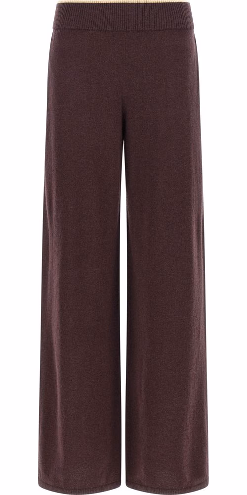 PINKO Purple Wool Casual Pants
