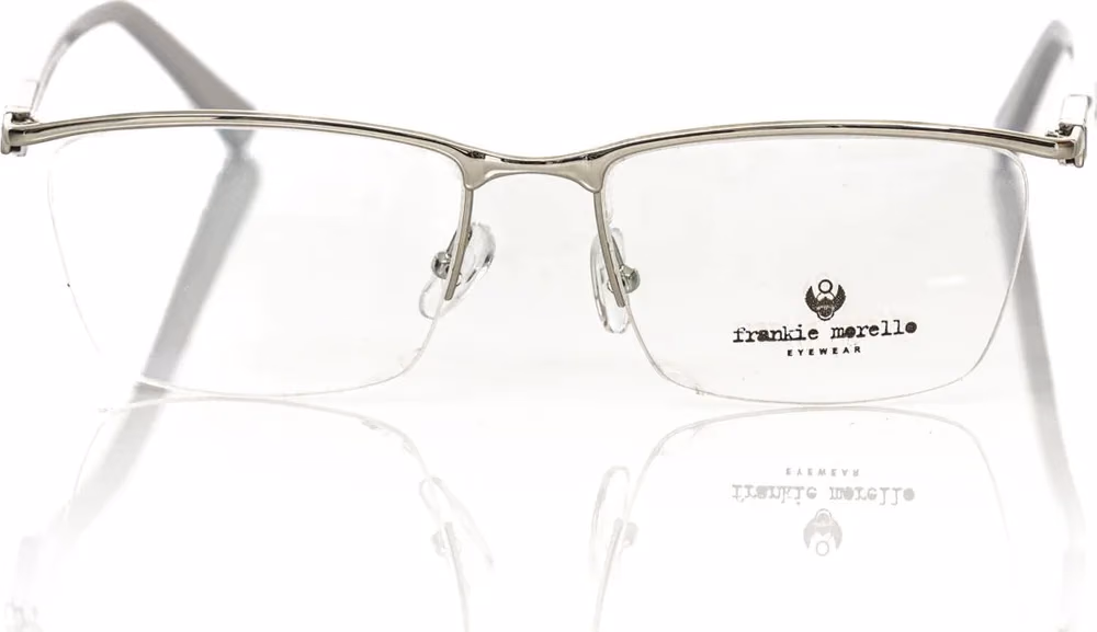 Frankie Morello Silver Metallic Men Frame