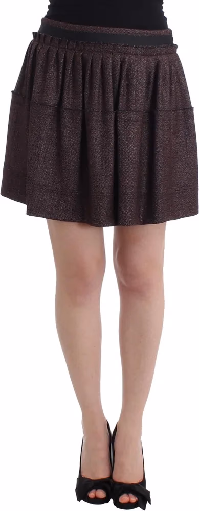GF Ferre Purple Short Flannel Skirt