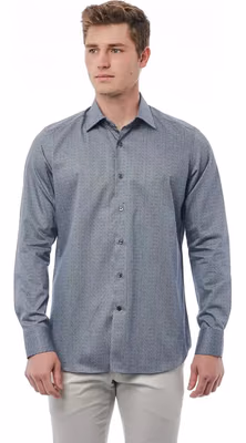Black Cotton Men Shirt