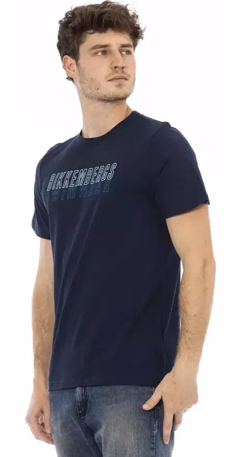 Bikkembergs Black Cotton Men T-Shirt