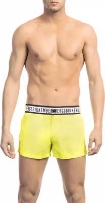 Black Polyamide Men Swimsuit