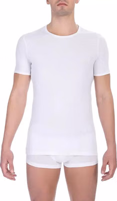 White Cotton Men's T-Shirt