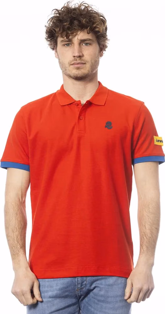 Invicta Red Cotton Men Polo Shirt
