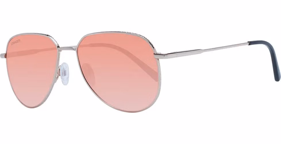 Serengeti Rose Gold Metal Sunglasses