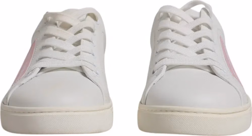 Dolce & Gabbana White Classic Calf Leather Sneakers Shoes