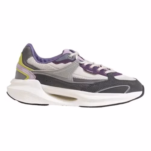 D.A.T.E Gray Fabric Chunky Sneakers