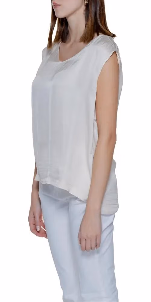 Street One Beige Viscose Blouse
