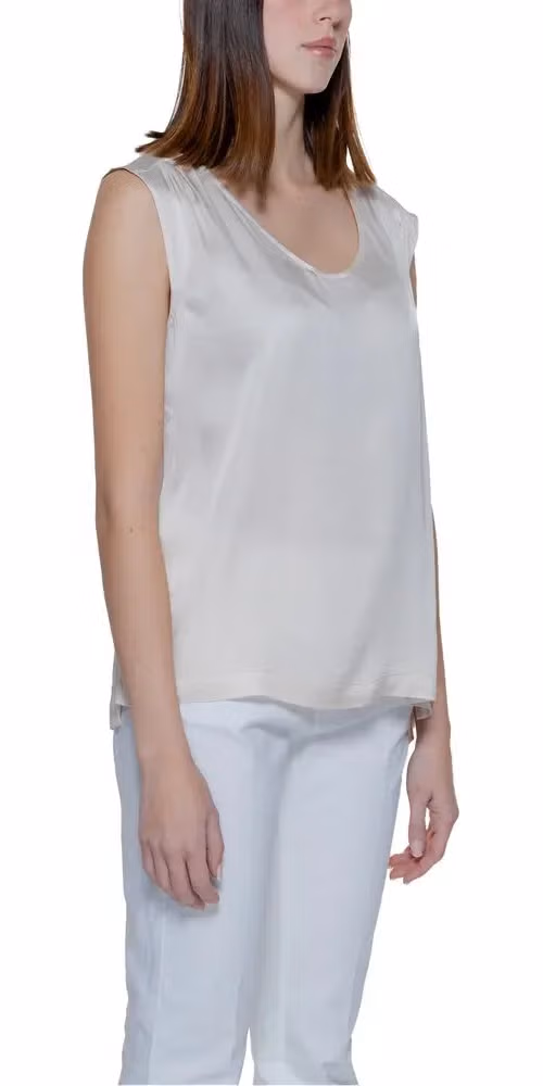 Street One Beige Viscose Blouse