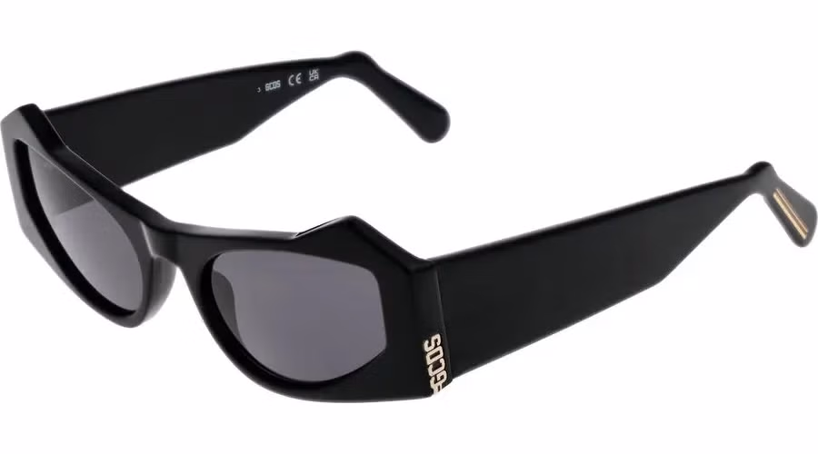 GCDS Black Acetate Sunglasses