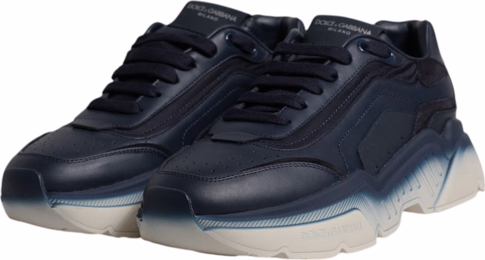 Dolce & Gabbana Navy Blue Daymaster Low Top Men Sneakers Shoes