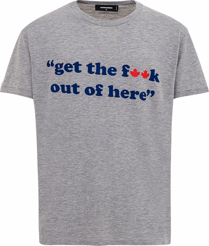 Dsquared² Gray Cotton T-Shirt