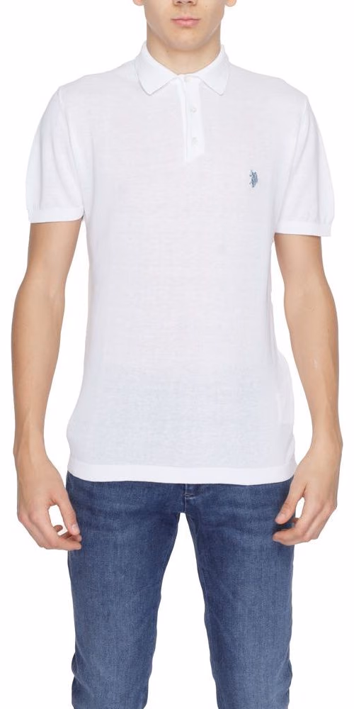 U.S. POLO ASSN. White Cotton Dress Shirt