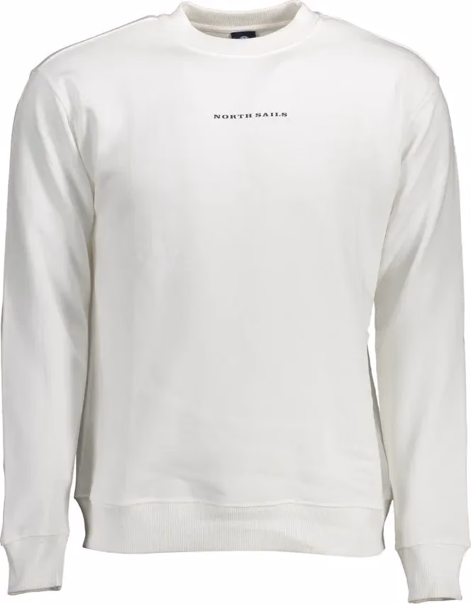North Sails Bianco Cotton Men Sweatshirt