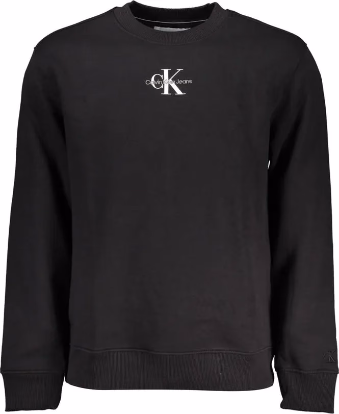 Calvin Klein Black Cotton Men's Sweatshirt