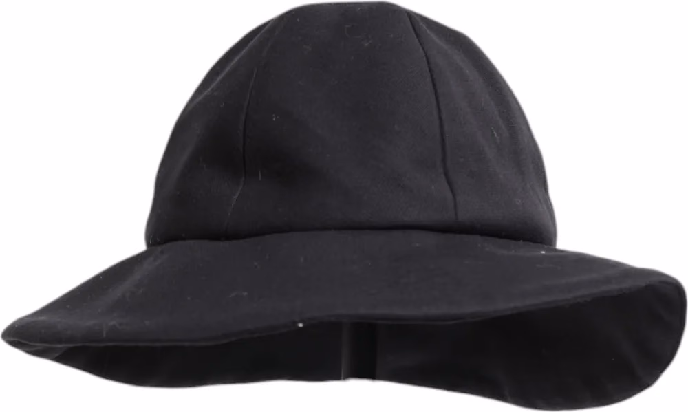 Dolce & Gabbana Black Cotton Wide Brim Bucket Hat
