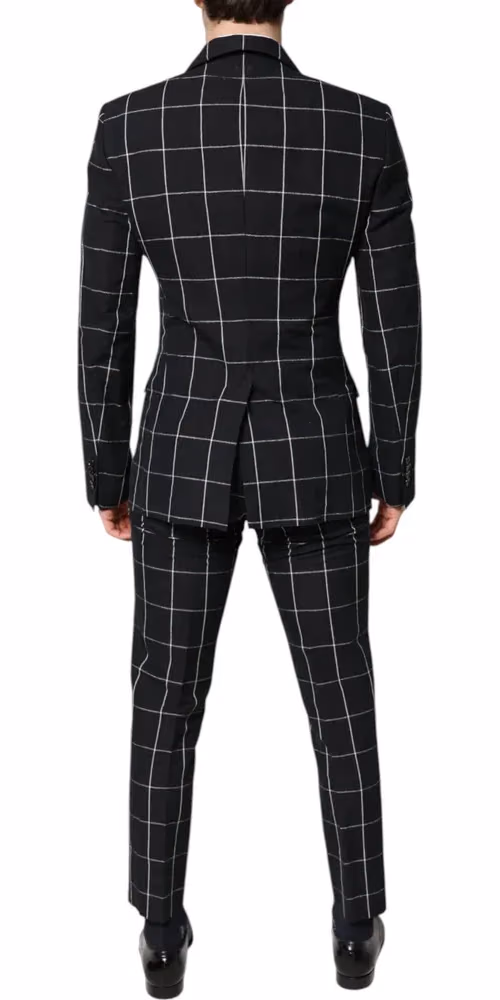 Dolce & Gabbana Dark Gray TAORMINA Double Breasted 2 Piece Suit