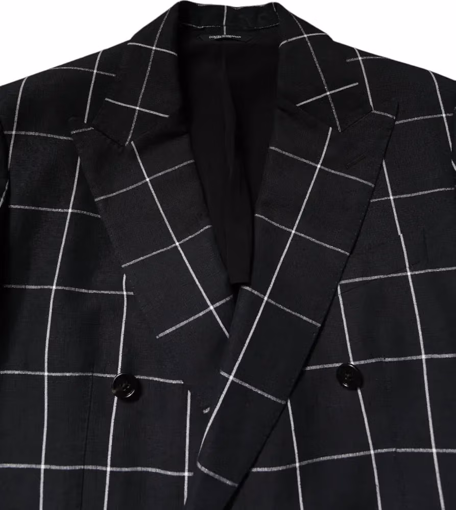Dolce & Gabbana Dark Gray TAORMINA Double Breasted 2 Piece Suit