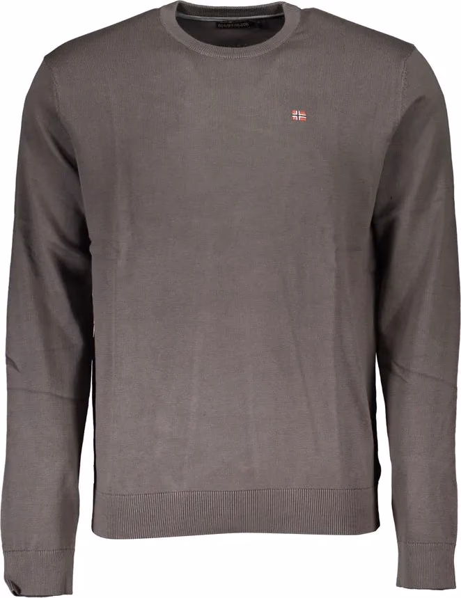 Napapijri Grigio Cotton Men Sweater