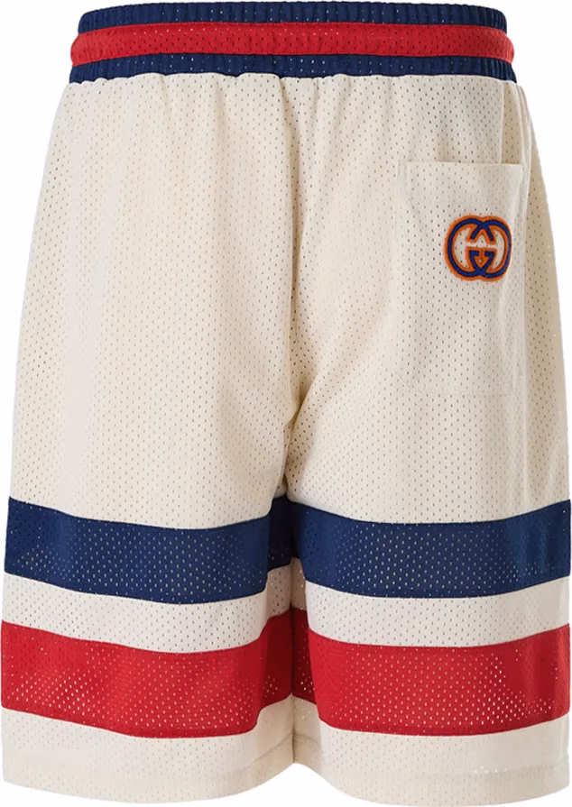 Gucci Cream polyester Logo Shorts