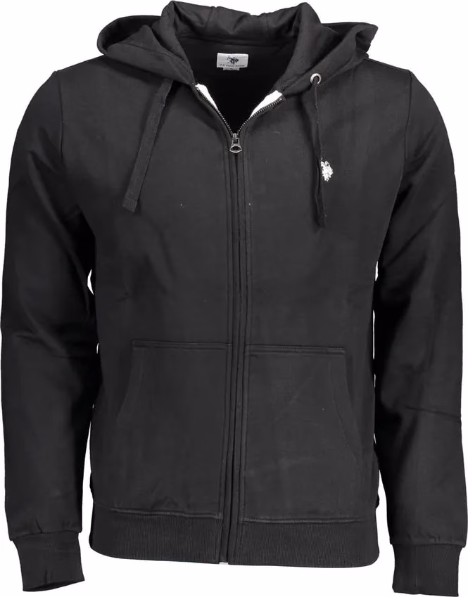 U.S. POLO ASSN. Black Cotton Men's Sweatshirt