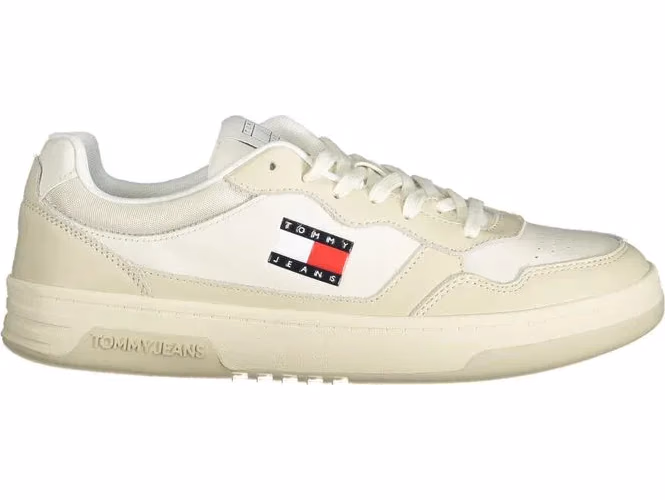 Tommy Hilfiger Beige Polyethylene Men Sneaker