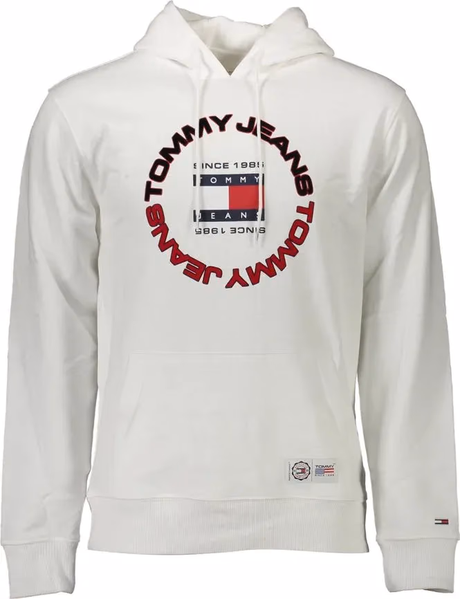 Tommy Hilfiger Bianco Cotton Men's Sweatshirt