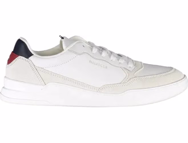 Tommy Hilfiger White Leather Men Sneaker