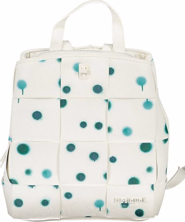 Desigual White Polyurethane Women's Backpack