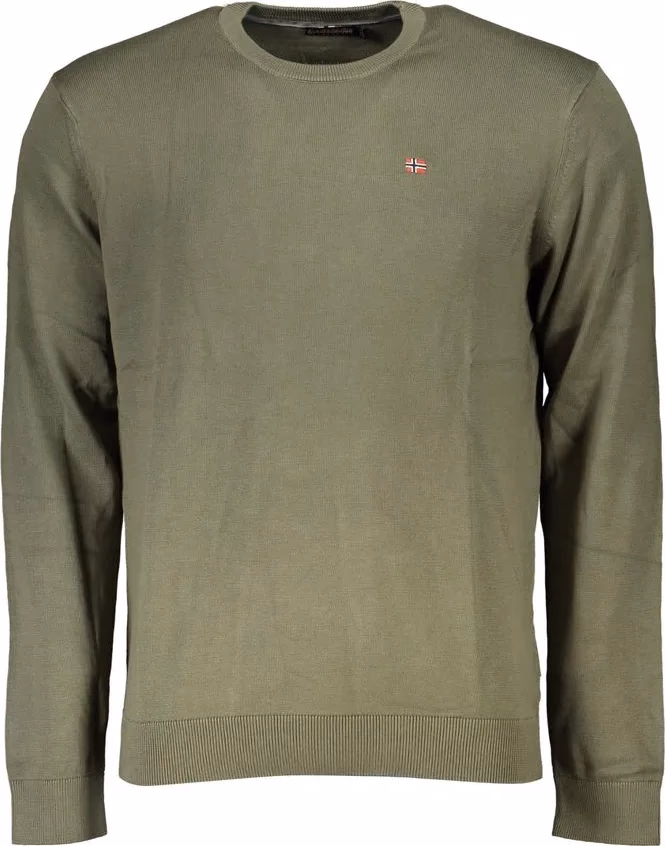Napapijri Verde Cotton Men Sweater