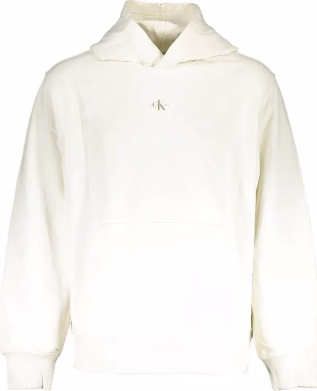 Calvin Klein White Cotton Men's Sweatshirt