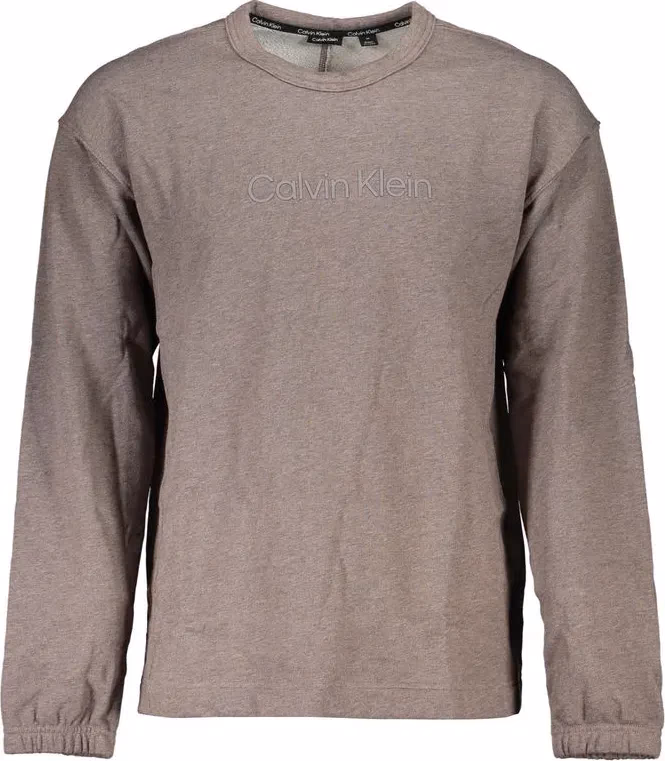 Calvin Klein Marrone Cotton Men Sweatshirt