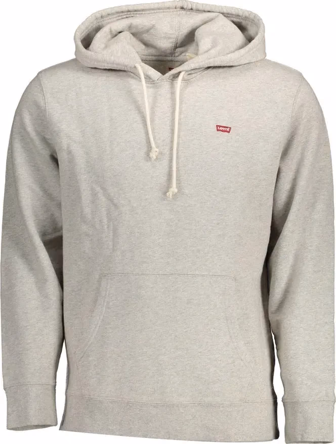 Levi's Gray Cotton Men Sweatshirt
