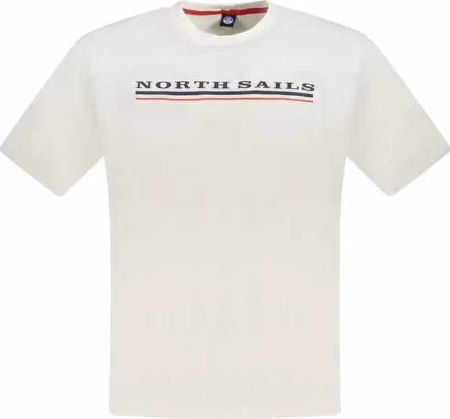 North Sails White Cotton Mens T-Shirt