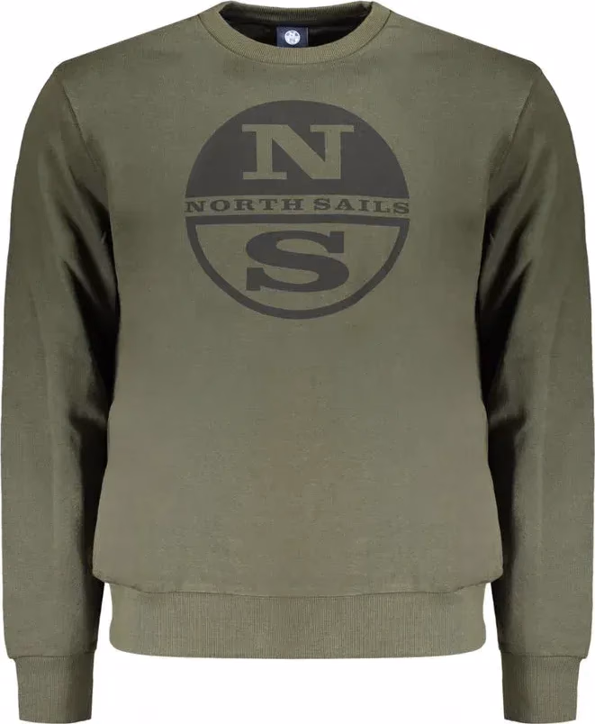 North Sails Verde Cotton Men Sweatshirt