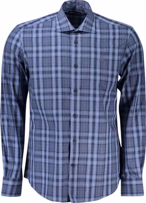 Azzurro Cotton Men's Shirt