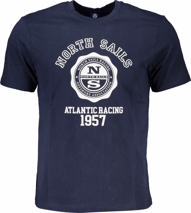 North Sails Blue Cotton Men's T-Shirt