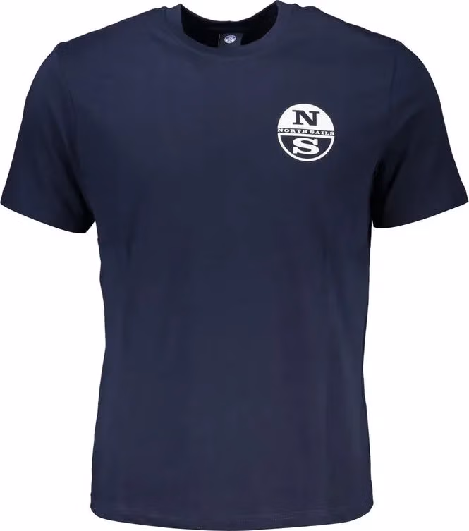 North Sails Blue Cotton Men's T-Shirt