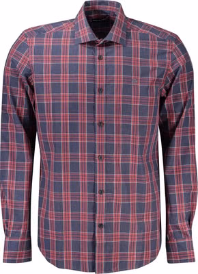 Blue Cotton Men's Shirt