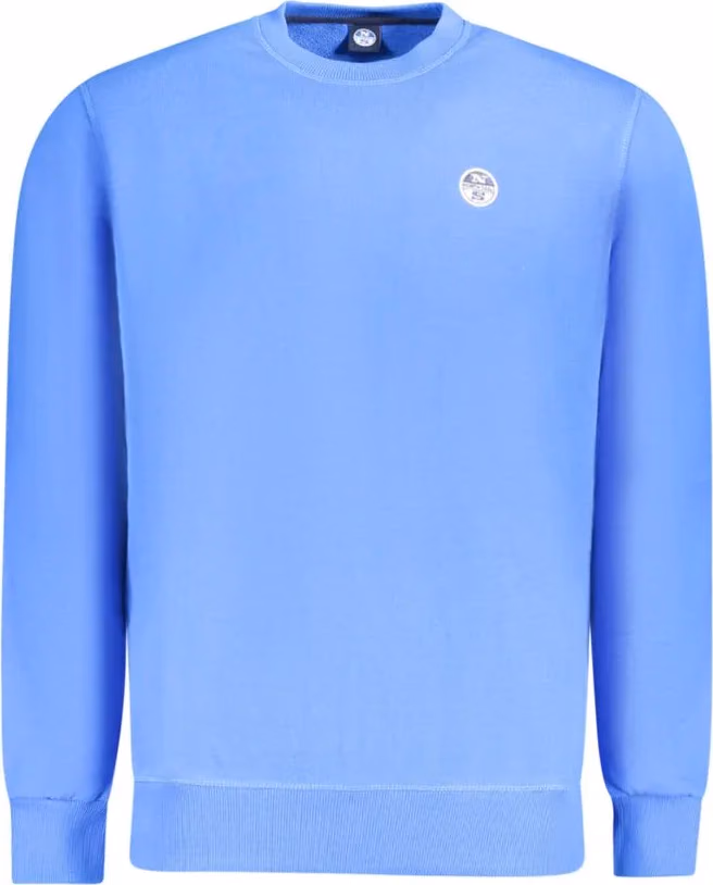 North Sails Blue Cotton Men's Sweatshirt
