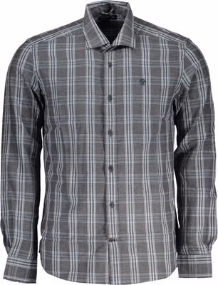 Grigio Cotton Men Shirt