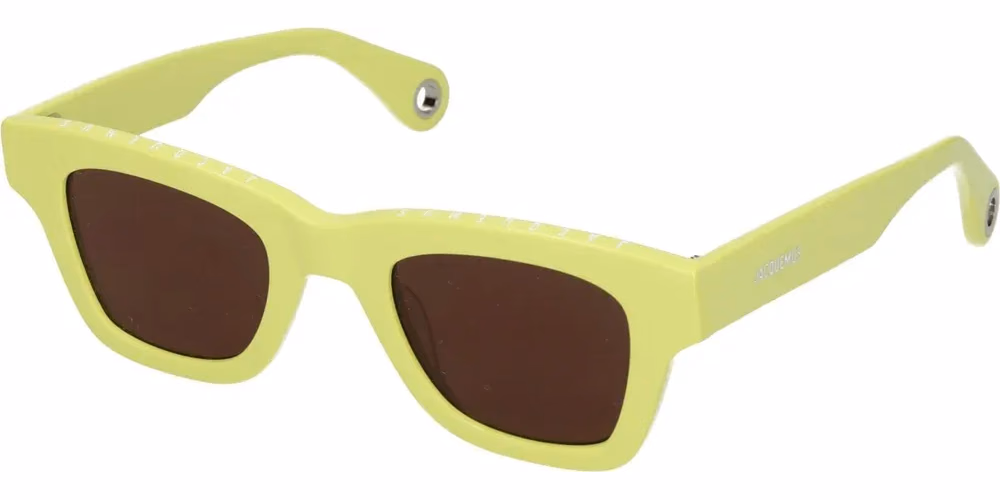 Jacquemus Yellow Acetate Sunglasses