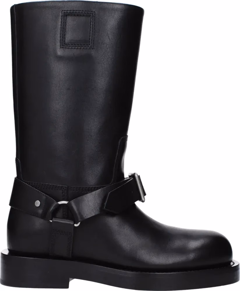 Burberry Black Leather Boots