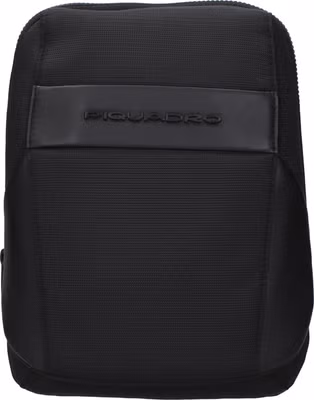 Black Fabric Crossbody Bag