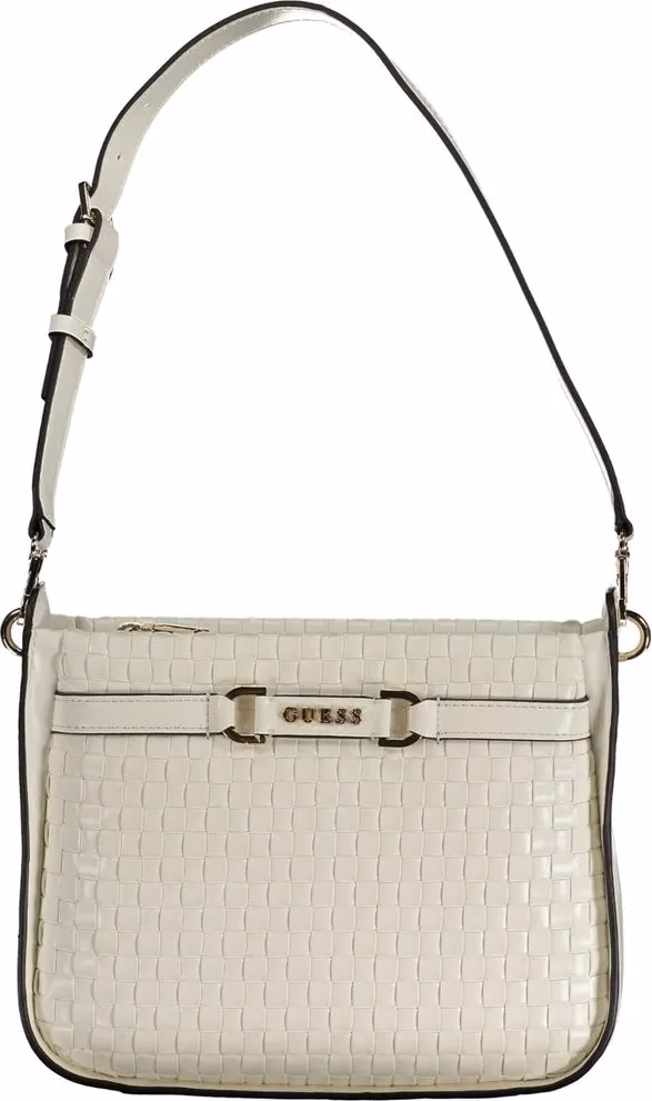 Guess Jeans Bianco Poliuretano Woman Handbag