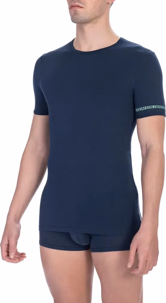 Bikkembergs Black Cotton Men's T-Shirt Twin Pack