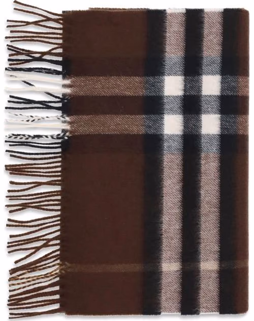 Burberry Brown Cashmere Scarf